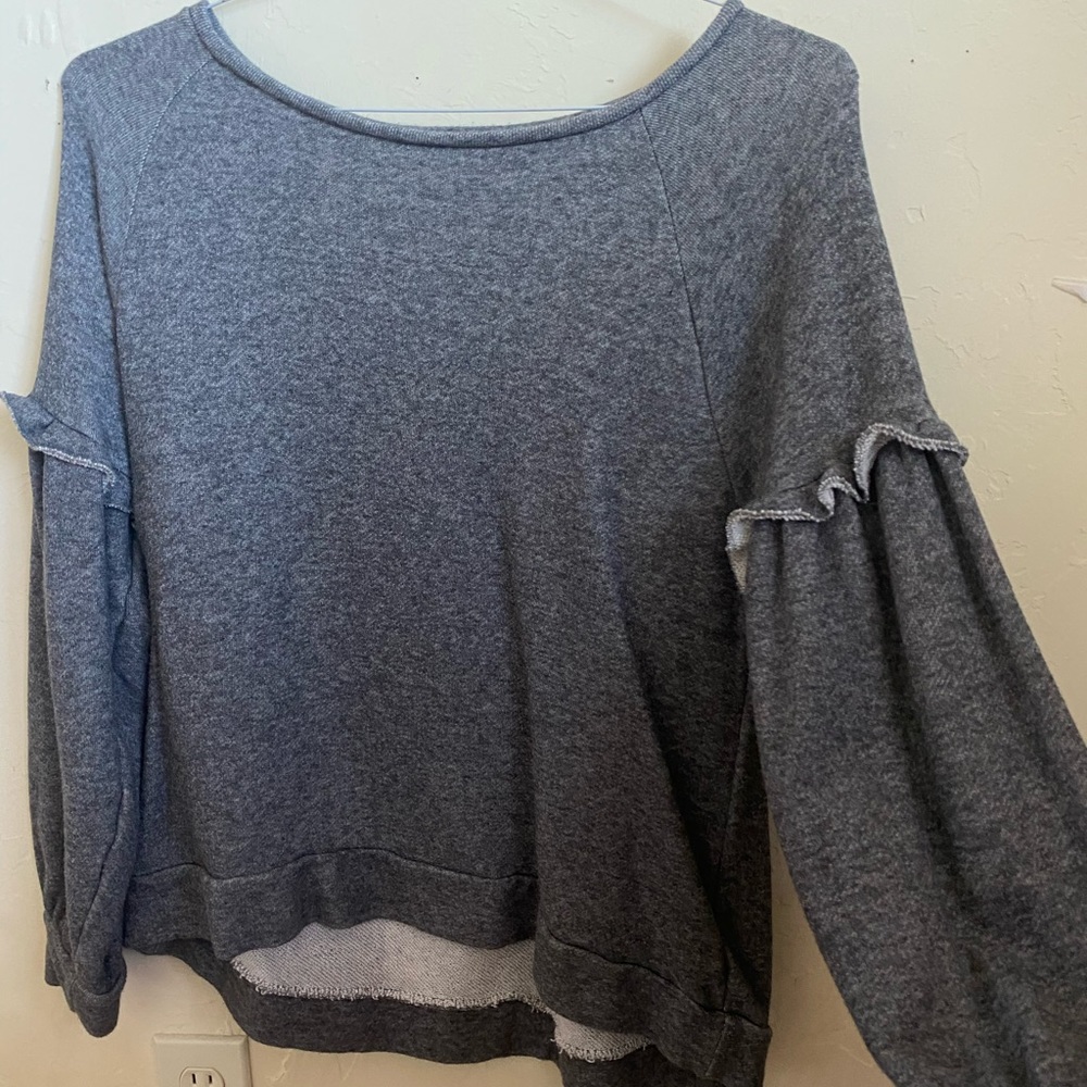 Detailed Sleeve Sweater